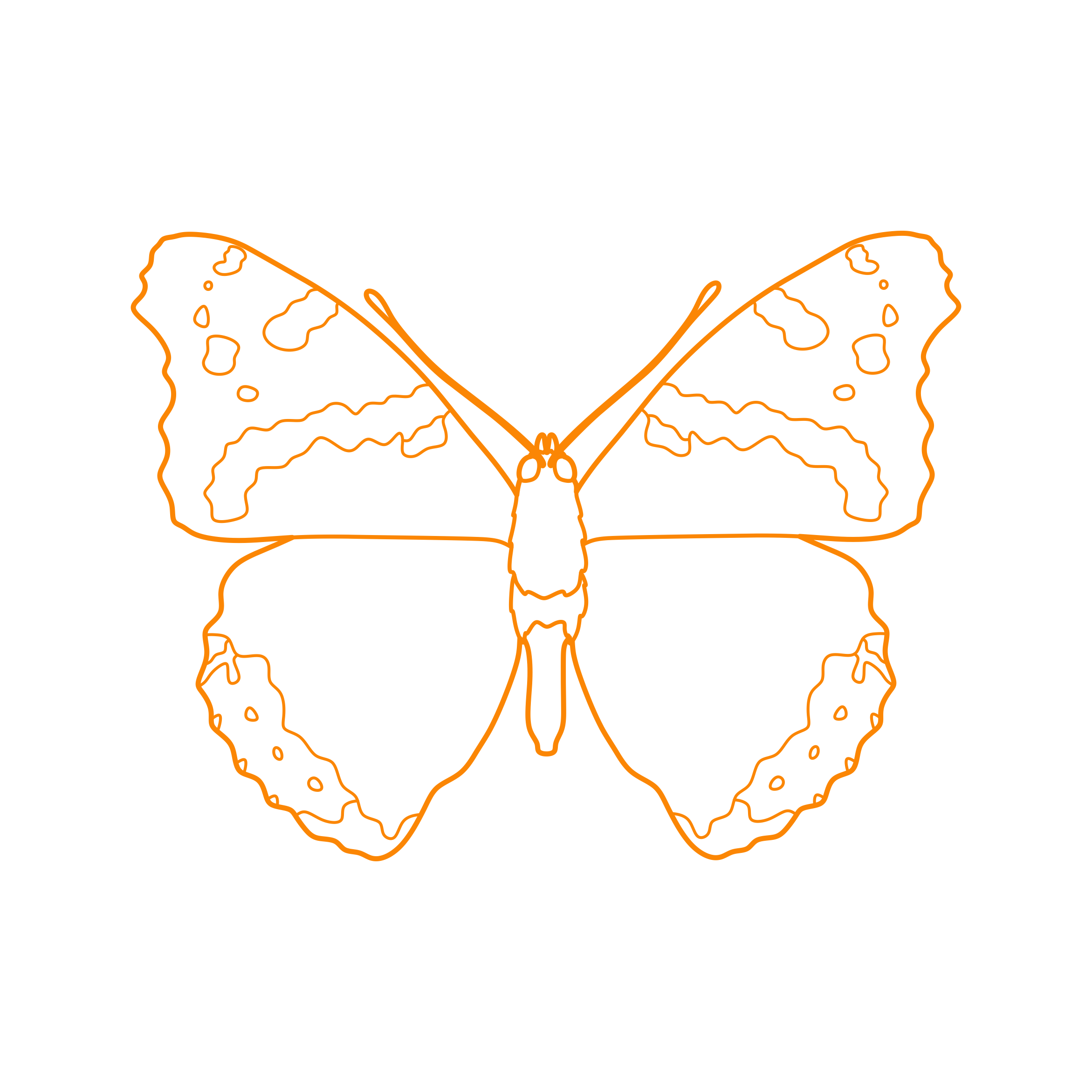 Animals Insects Red Admiral Butterfly Svg Line Art Free Vectors